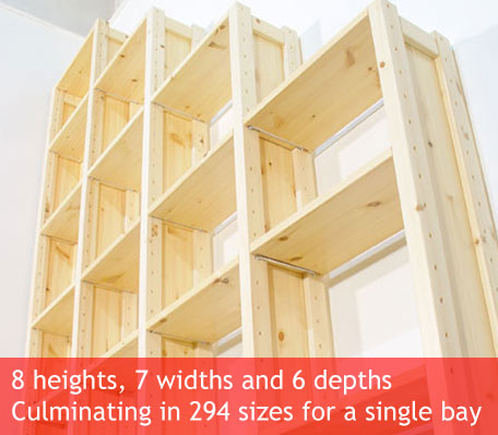 Wooden Shelves Shelving Units, Unfinished Wood Shelving Units